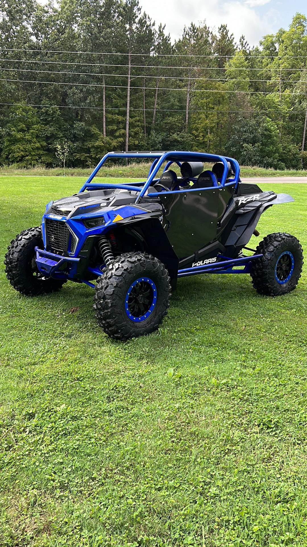 RZR 2 seat double hoop cage and doors
